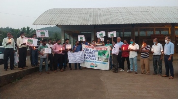 Candlelight march in Canacona in support of Melauli villagers
