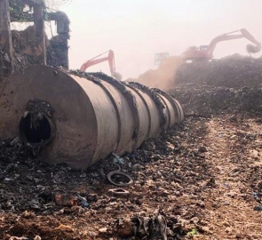 Bioremediation at Sonsodo dump resumes