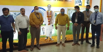 Display on Netaji at Dabolim Airport