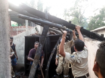 Blaze damages roof of house in Chimbel causing Rs4 L loss