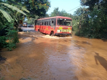 Tillari canal breaches near Goa border, disrupts traffic