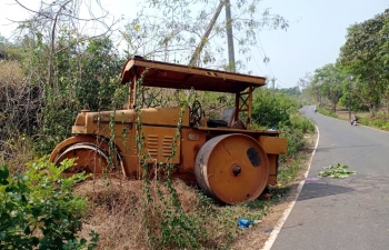 Road roller driver dies in Nachinola mishap
