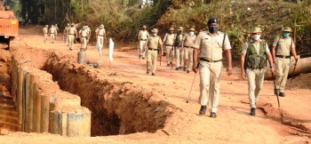 RVNL mobilises armed RPF during inspection at Guirdolim