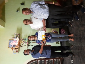 Chinchinim student felicitated with Dr Alvaro memorial award