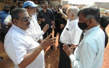 Uproar over height of ROB on Sinquetim road