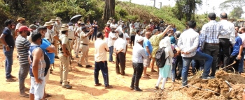 Second time in a week, protesters cry foul over violations by RVNL