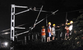 Electrification of KR route in full swing to meet deadline