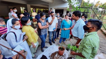 Urban organic vegetable gardening training held at Chicalim