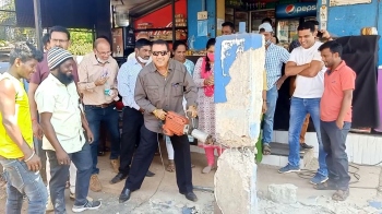 Sancoale VP takes up drive to clear encroachments