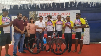 Xaxti Riders holds ride; crowd-funds book on cycling history