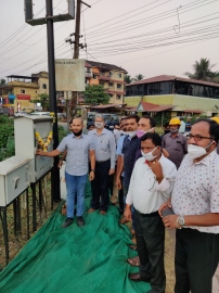 With civic polls at doorstep, key Mapusa road gets illuminated