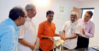 Chicalim Deputy Sarpanch donates Rs 1,11,111 to Ram Mandir fund