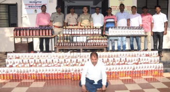 Belagavi police seize Goa liquor worth Rs 12 lakh, one arrested