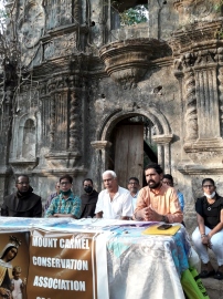 Chimbel locals oppose project near historical ruins of Carmelite church