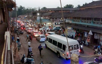 Traffic congestion continues to plague Valpoi town