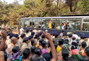 Turbulence at Mopa as police-locals clash