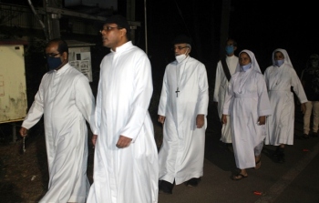 Lenten Walking Pilgrimage to old Sancoale church remains strong in faith despite Covid pandemic
