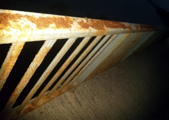 15-month-old bridge railings along Canacona bypass corroding