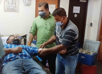 Porvorim MLA urges healthy individuals to donate blood