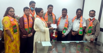 Wife, son of Merces ex-sarpanch join BJP