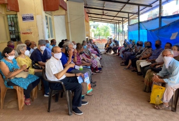 Vaccination: Senior citizens flock to Porvorim PHC for jab