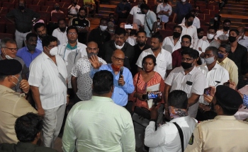 When no speakers responded to calls of Dist Collector