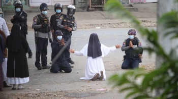 Kill me, spare the kids: Myanmar nun pleads with military