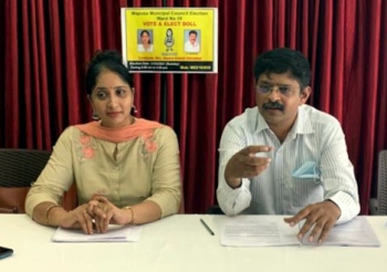 Mapusa candidate objects to location of polling station