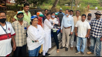 Cong leaders descend in Sirlim to drum up support for Pratima