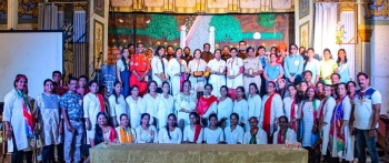 Covid warriors felicitated at Monte de Guirim school