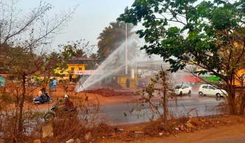 Pipeline damaged at Karaswada, water supply affected in Bardez