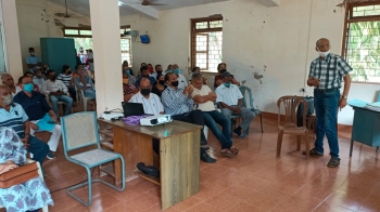 Velsao special Gram Sabha rejects double tracking