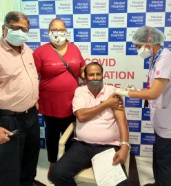Dy Speaker, wife take Covid vaccine's 1st dose