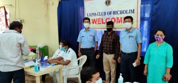Vaccination drive for Vedanta staff in Bicholim