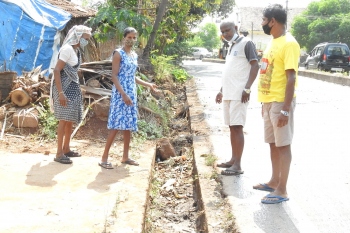 Davorlim villagers stop road hot-mixing work in locality