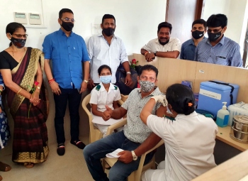 Covid-19 surge in Porvorim, but few take vaccine at Salvador do Mundo