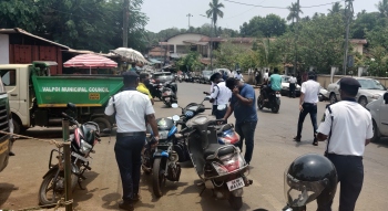 Traffic cell fines 225 motorists in Valpoi