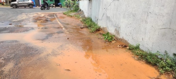 Pipeline ruptured again; water goes waste at Navelim
