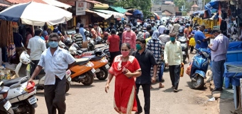 Ahead of curfew, people resort to panic buying of essentials