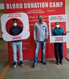 54 donated blood at Margao camp on Sunday