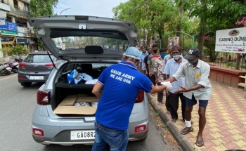 Football and more: Gaur Army provides free meals to needy