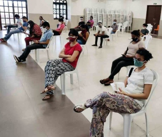 Vaccine centre for 18-44 starts in Salvador-do-Mundo VP hall