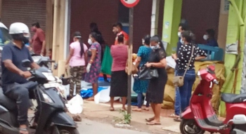 With roofs of houses damaged, Saxttikars rush to buy plastic sheets