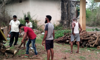 Mandrem NGO offers firewood for final rites of Covid deceased