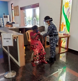 Navy starts vaccine centre at Dabolim