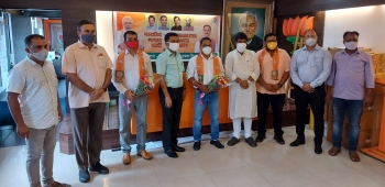 Three Mapusa councillors of oppn-backed panel join BJP