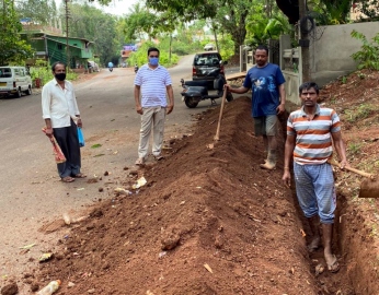 Pernem councillor begins pre-monsoon work