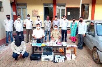 Fake Covid negative certificate issuing lab busted in Belagavi