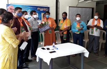 St Cruz BJP fetes Chimbel PHC team, BLOs