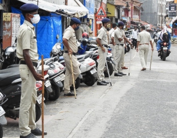 Heavy police presence as Margao Municipal market remains shut